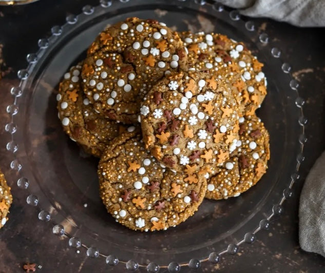 Holiday Molasses Crinkles