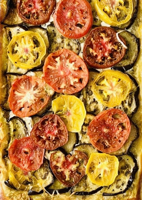 π
Tomato and Eggplant Tart π