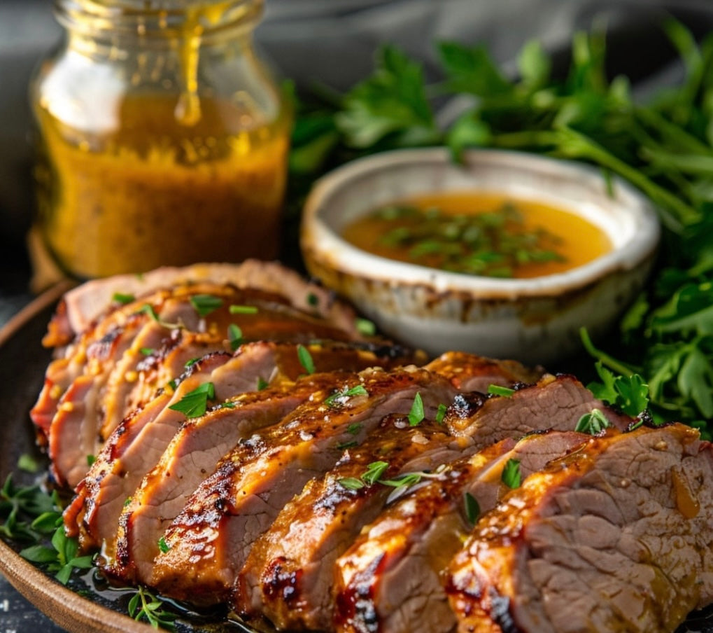 Mustard Glazed Pork Tenderloin (Serves 2)