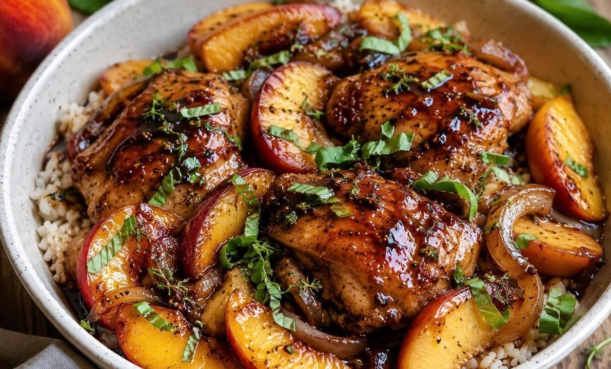 Peach Chicken Meal