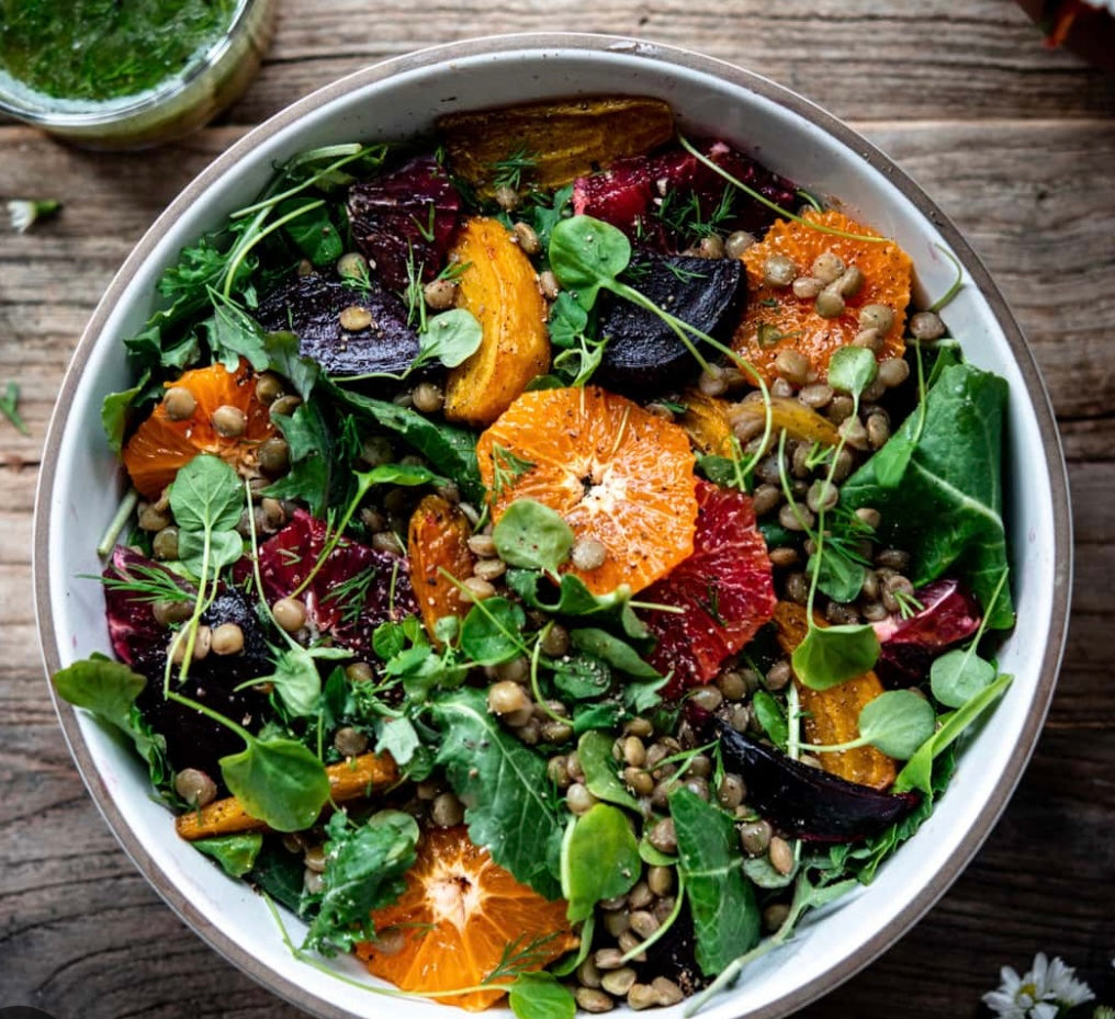 Lentil, Beet, and Citrus 🍊 Salad