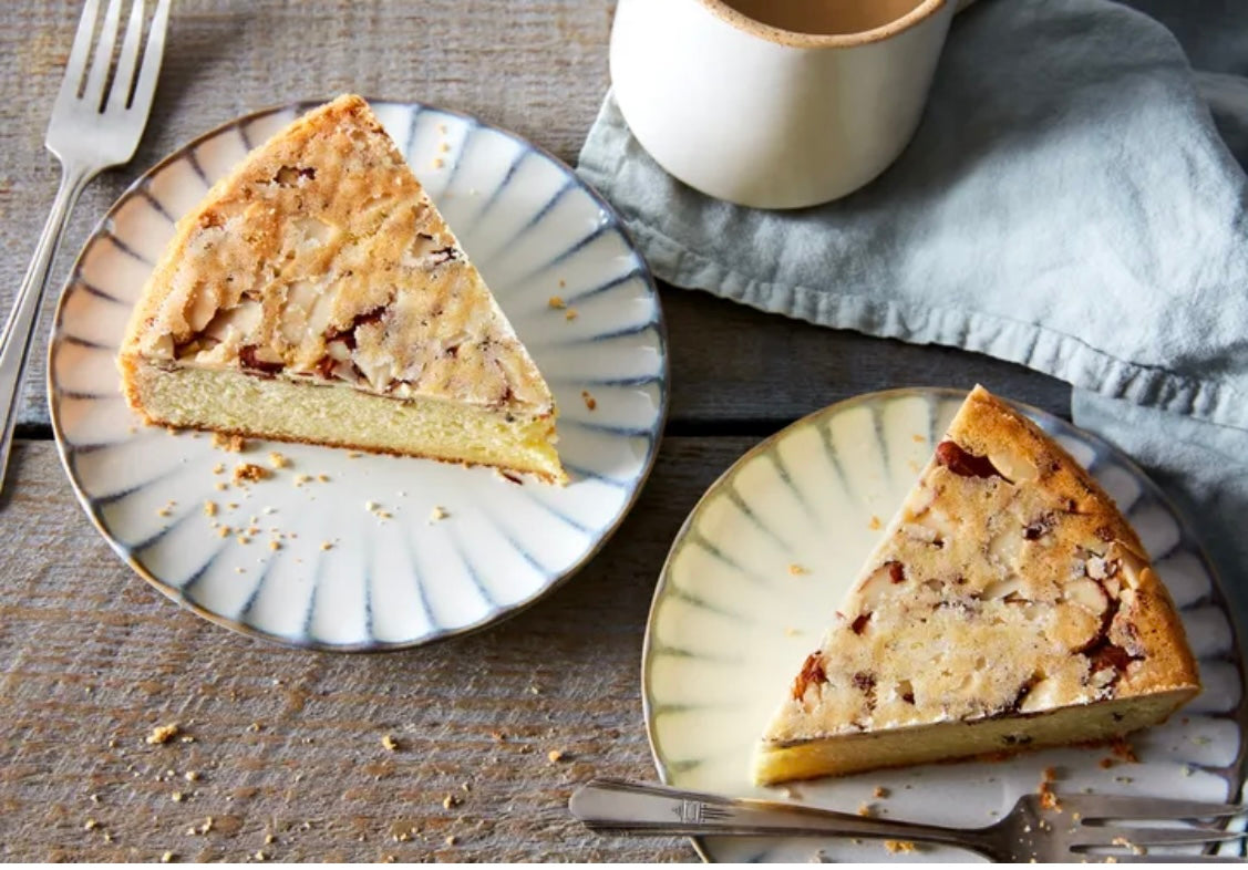 π π Almond, Apple Toffee Cake Slice