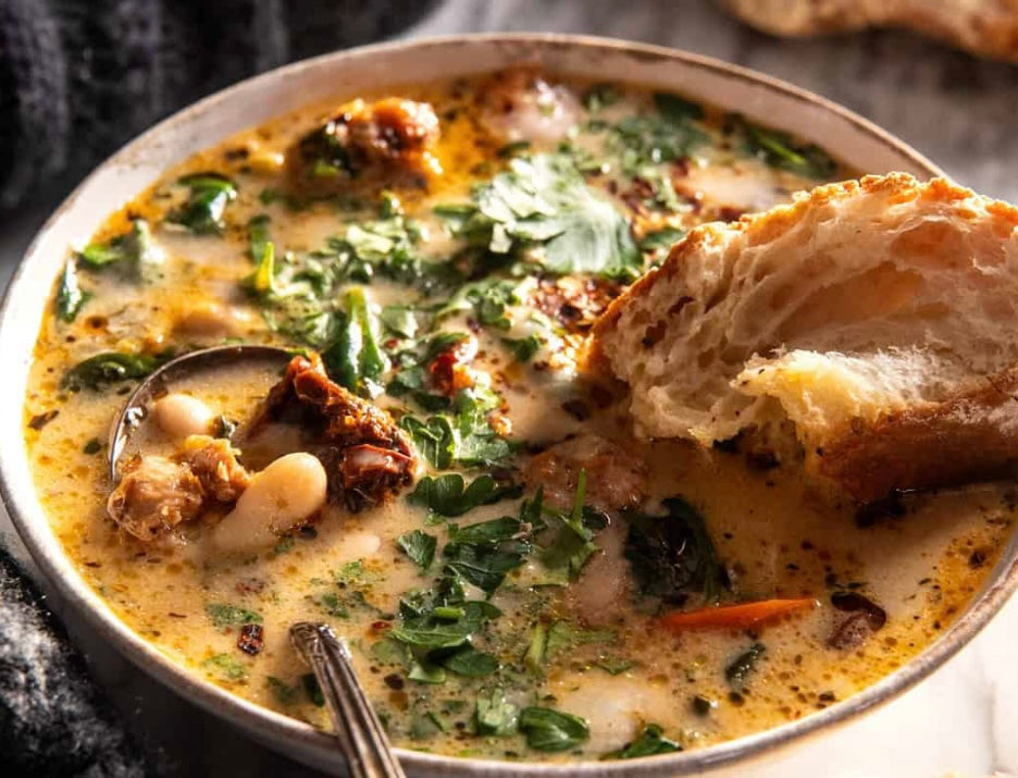 Rustic White Bean and Lemon π π₯£ Soup