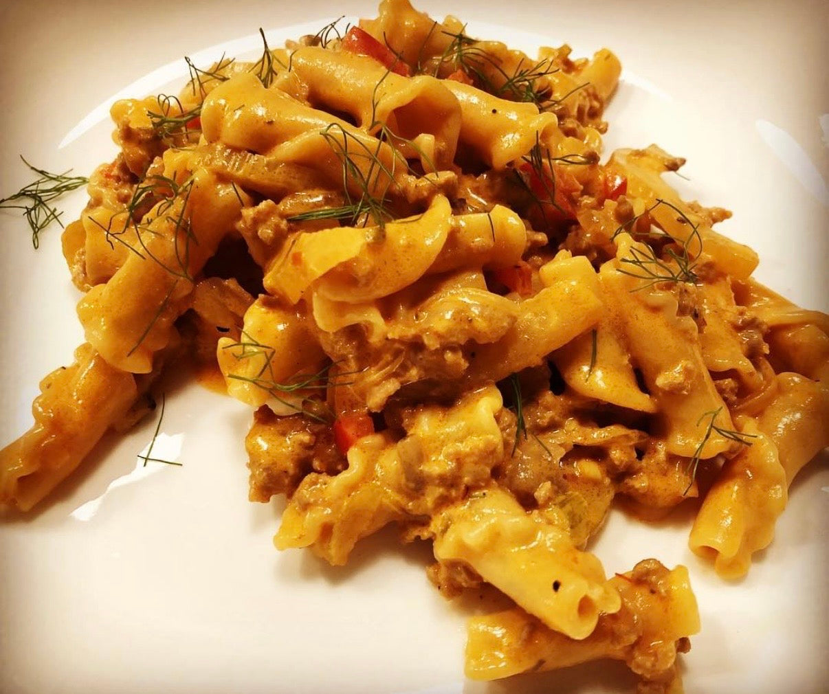Italian Sausage, Sweet Pepper Campanelle -Reheat and Eat