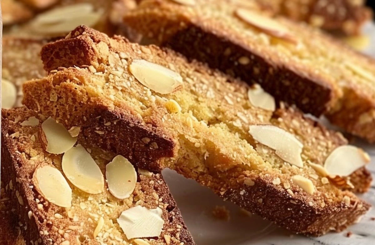 Limoncello, Dried Blueberry Biscotti 🫐 🍋                                         **contains almonds**