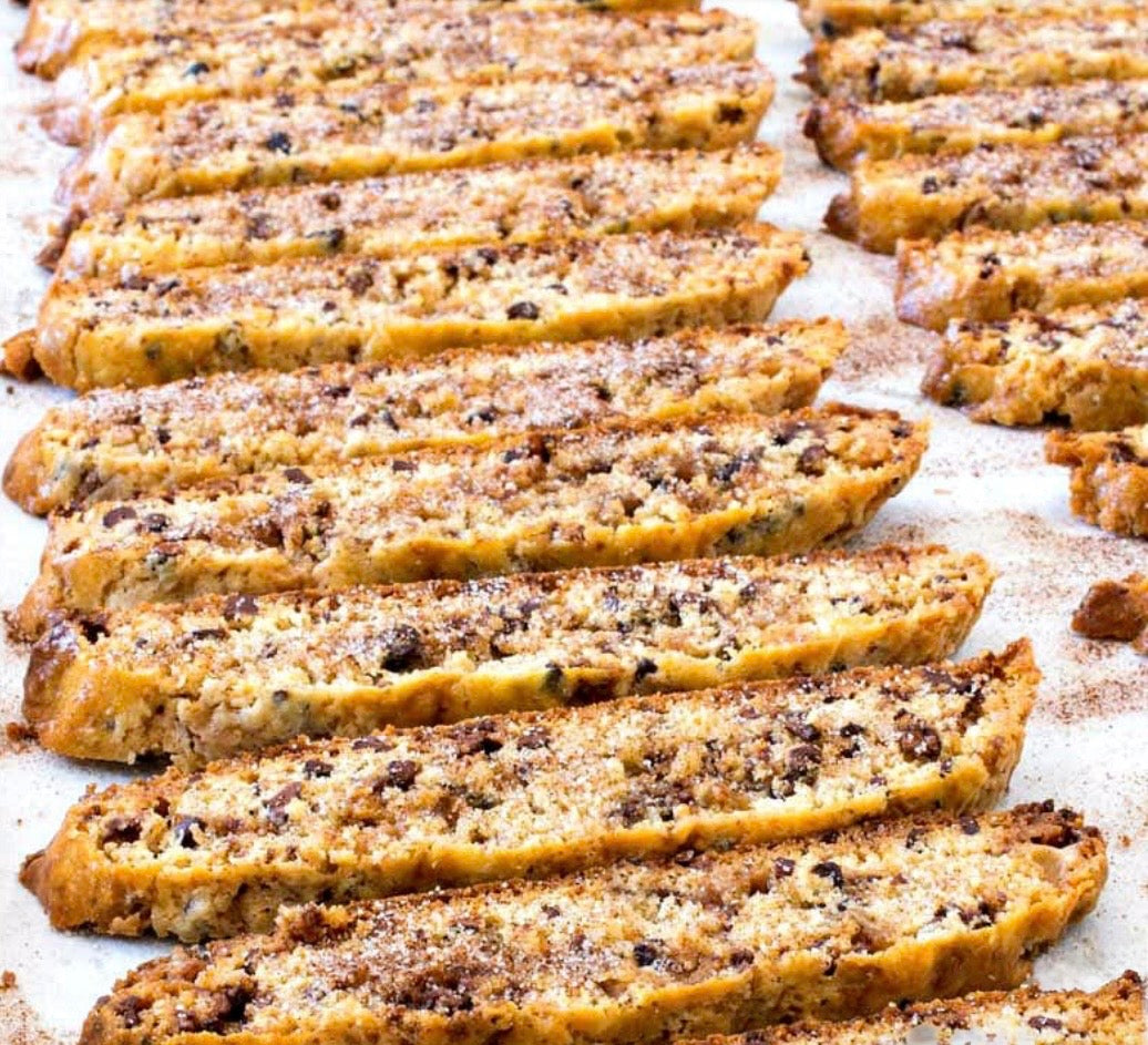 Chocolate Toffee Biscotti