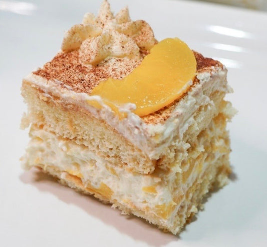 Peach 🍑 Almond "Tiramisu"