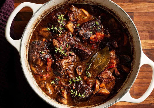 Boeuf Bourguignon               ***32oz serving for two*** ***Mushrooms and Creame Fraiche Delivered on the Side***