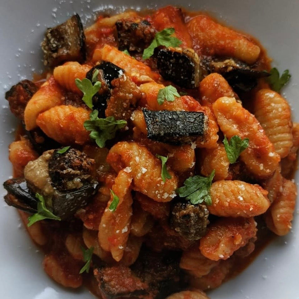Cavatelli Pasta Alla Norma 🍅 🍆 🌿