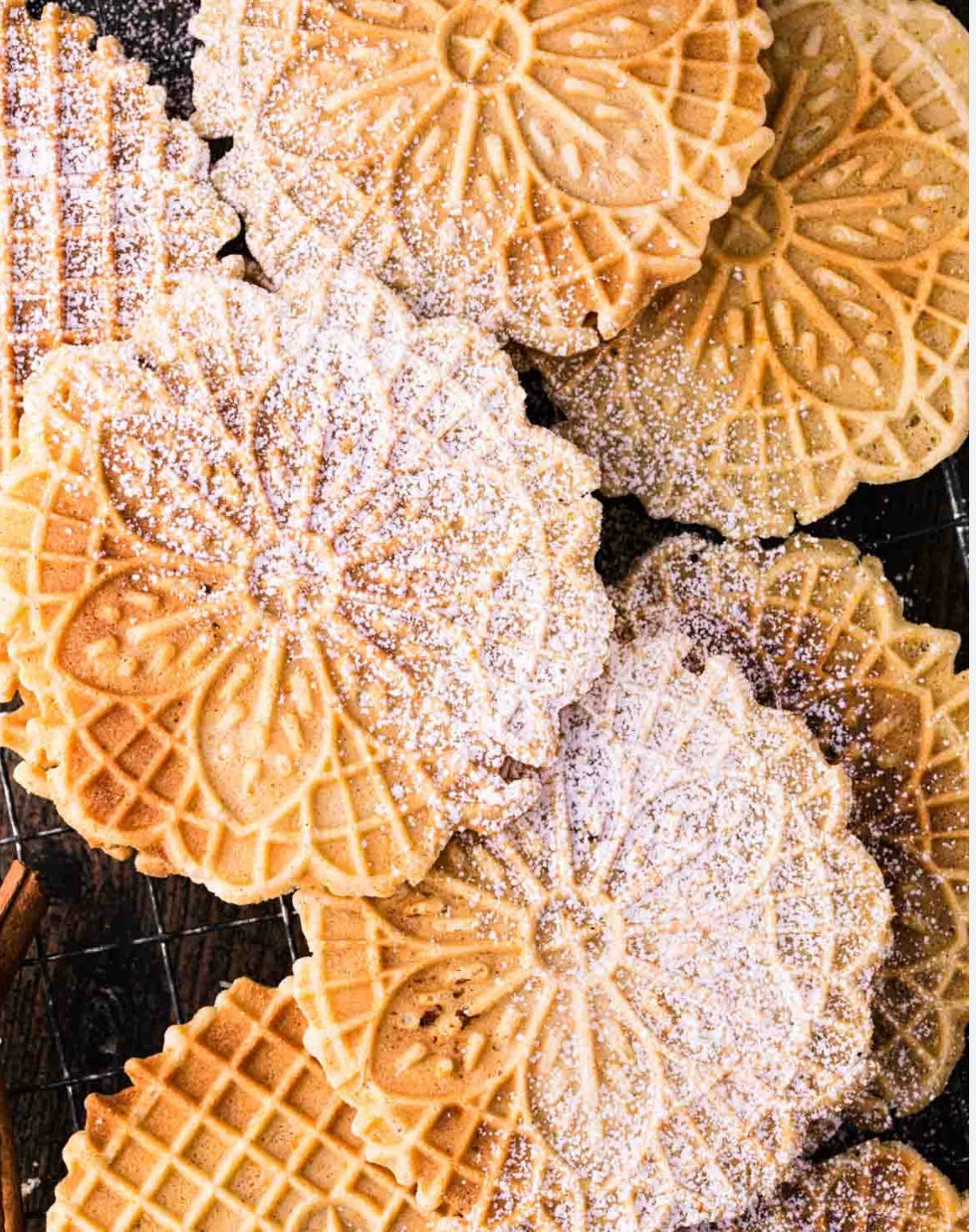 Pizzelle (Citrus and Amaretto)