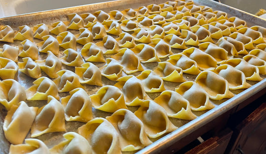 Sweet Potato 🍠 Ricotta Agnolotti, Duck Confit (Reheat and Eat)