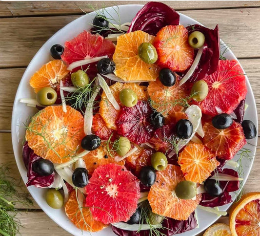 🍊Orange, Olive Salad           **Local Greens Not Pictured**