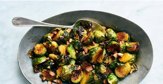 Maple Bacon Glazed Brussel Sprouts