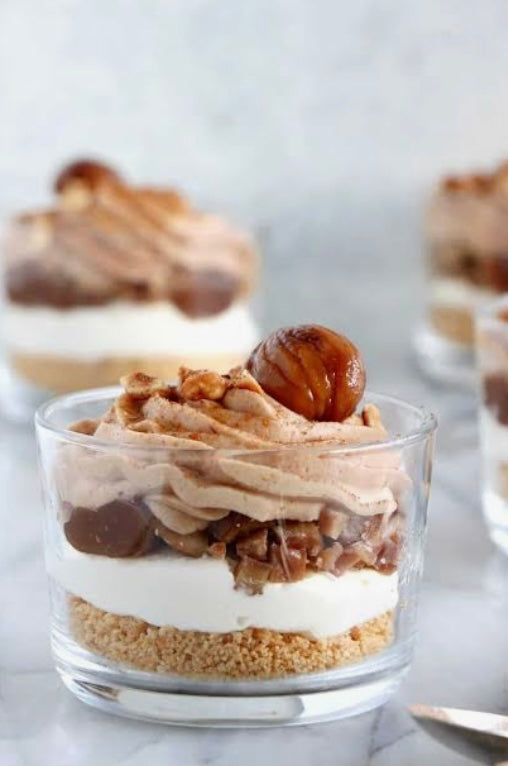 Trifle Style Chestnut 🌰 Mousse Serves 8-10                        ***available during Thanksgiving week only, 11/26***