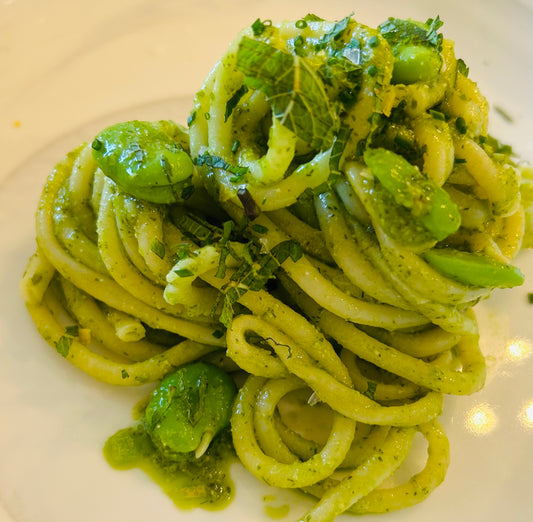 Basil and Bucatini Meal Kit(You cook the Pasta and add the pesto)