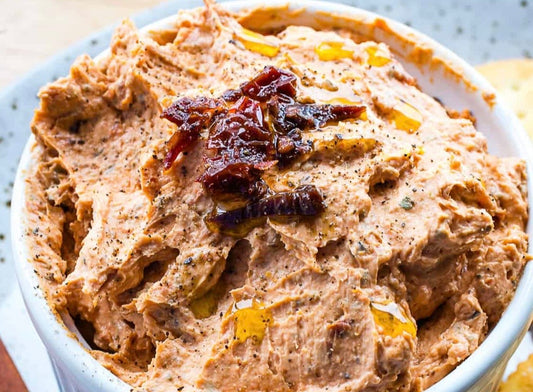 🍅 ☀️ Sun-dried Tomato Cream Cheese 🥯