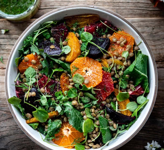 Lentil, Beet, and Citrus 🍊 Salad