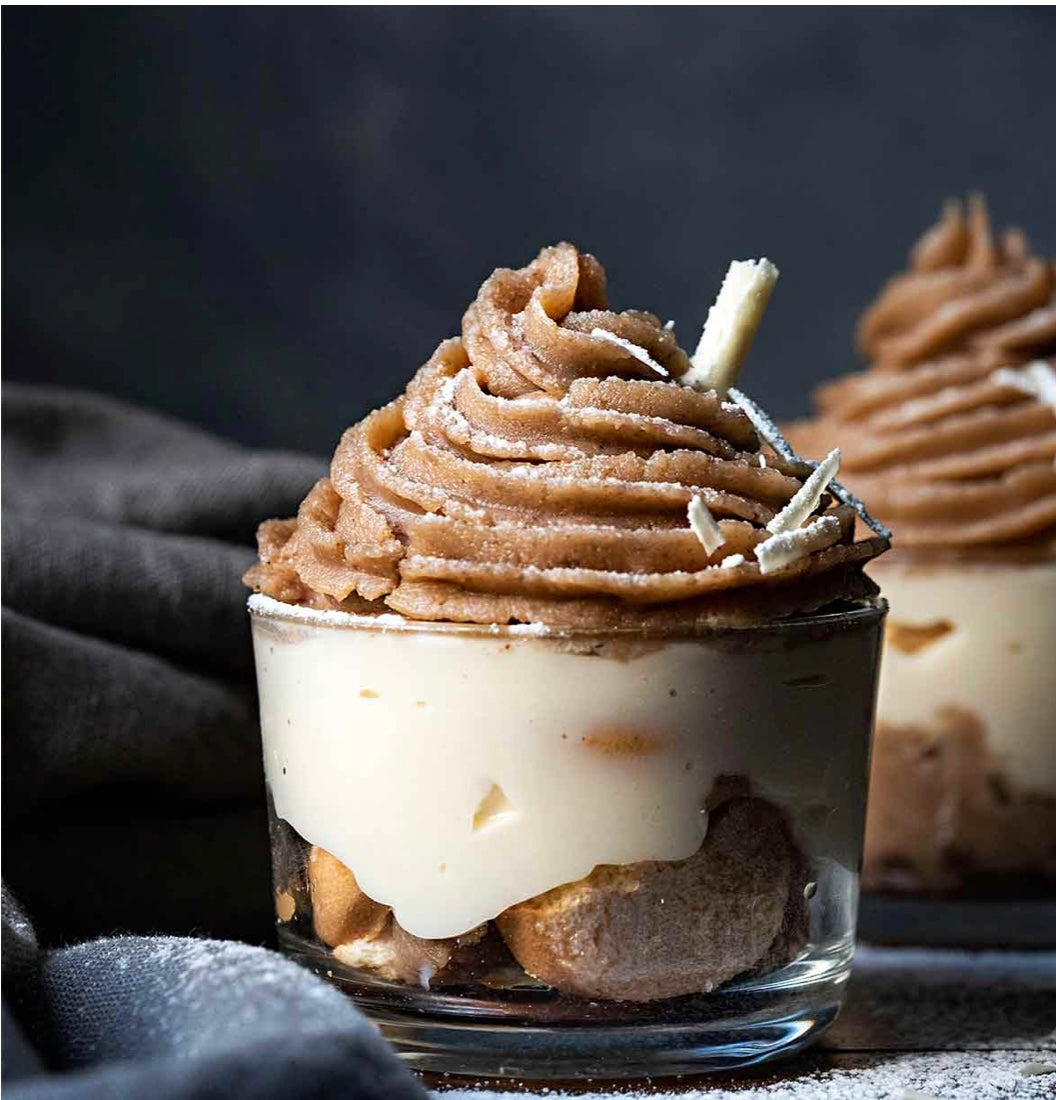 Chestnut 🌰 Caramel Mousse (Individual portion)