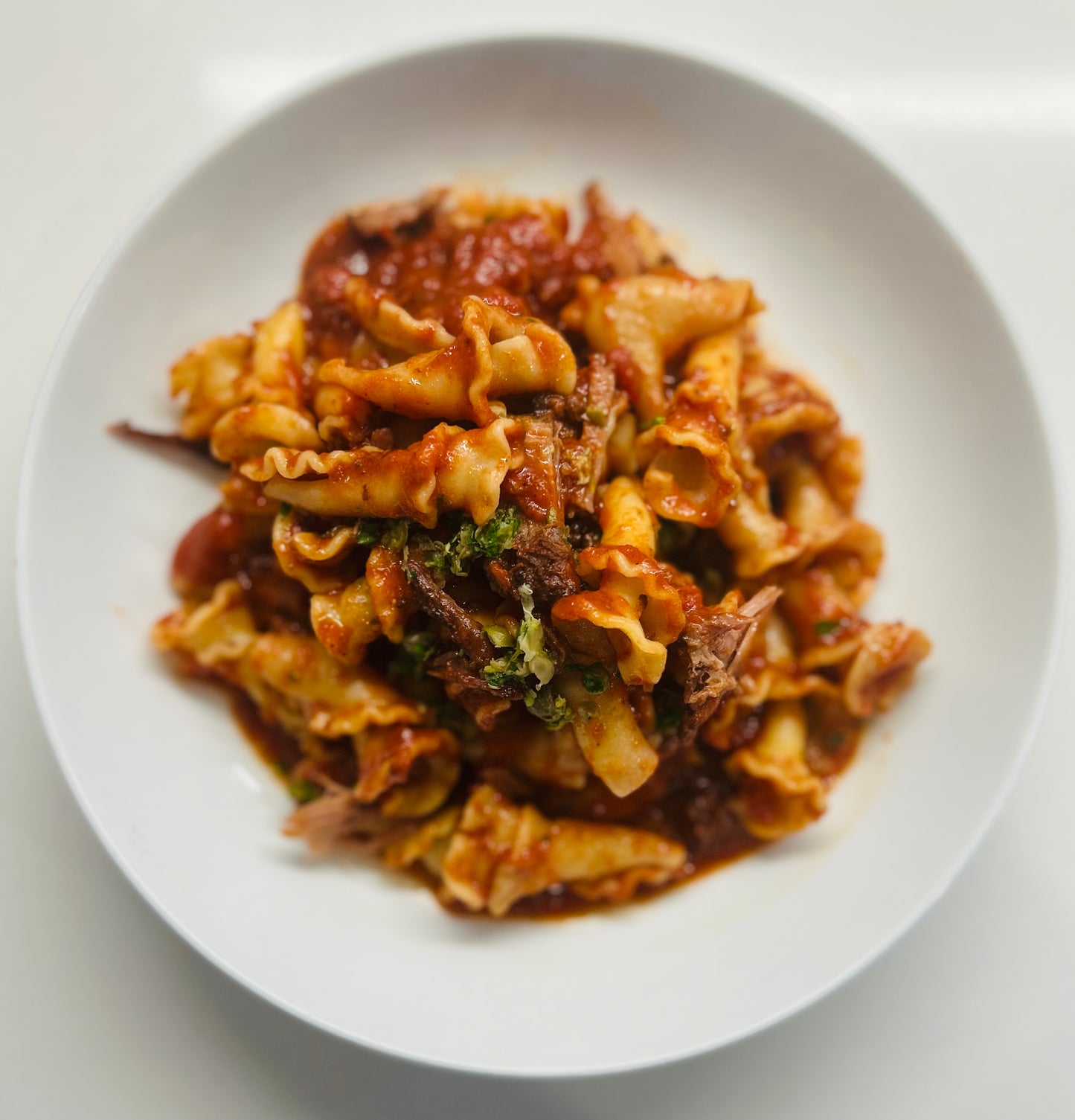 Campanelle Meal Kit, Spring Vegetable and Pork Ragu