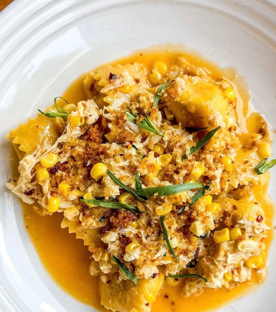 Sweet Corn 🌽 Agnolotti - Reheat and Eat