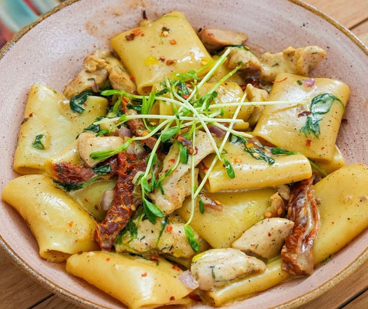 Tuscan Chicken Paccheri-Reheat And Eat