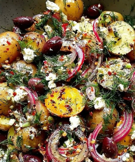 Bright Herb Roasted Potato Salad