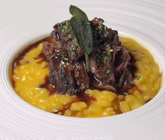 Saffron Risotto And Braised Short Rib