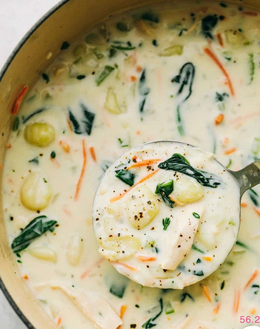 Creamy Chicken and Gnocchi Soup                                           16oz