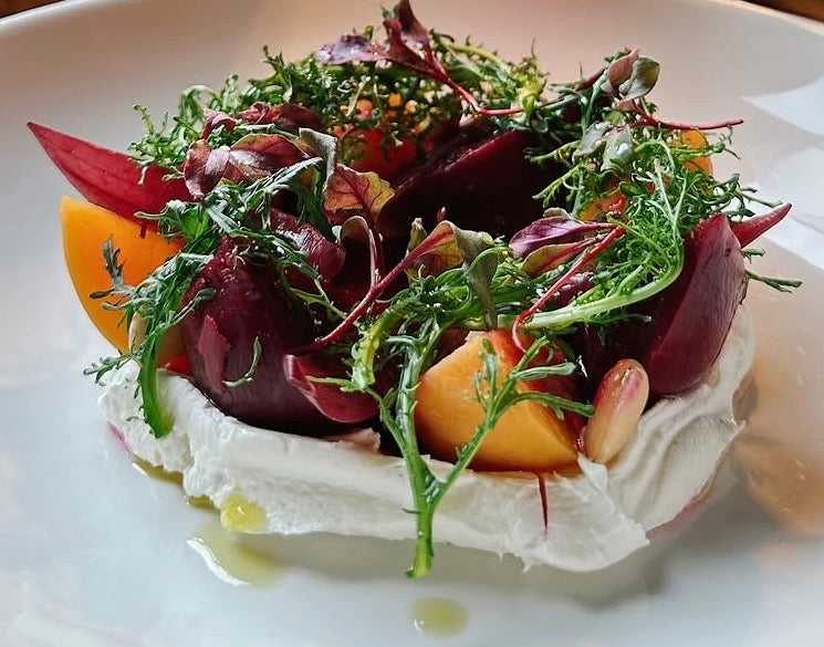🫜Labneh and Roasted Beet Salad