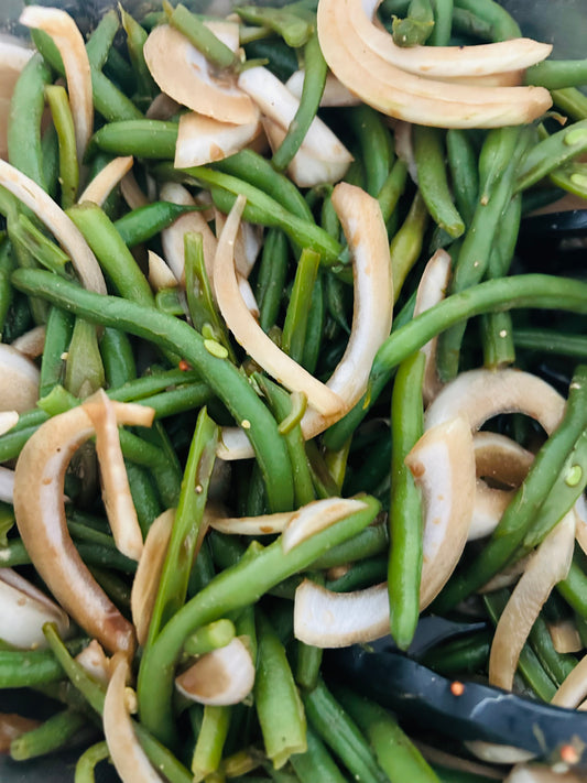 Green Bean and Spring Onion Picnic Salad