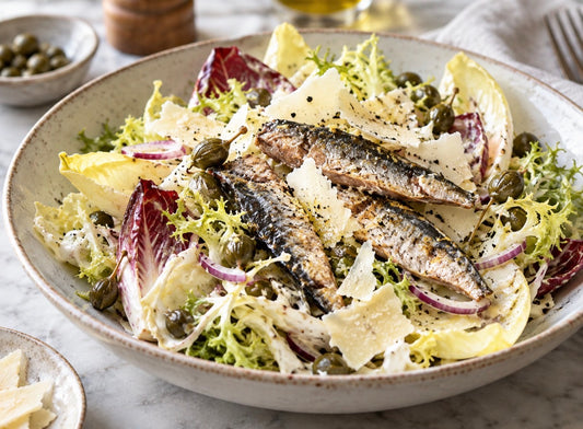 Market Chicory and Sardine Salad-Earthy And Pleasantly Bitter
