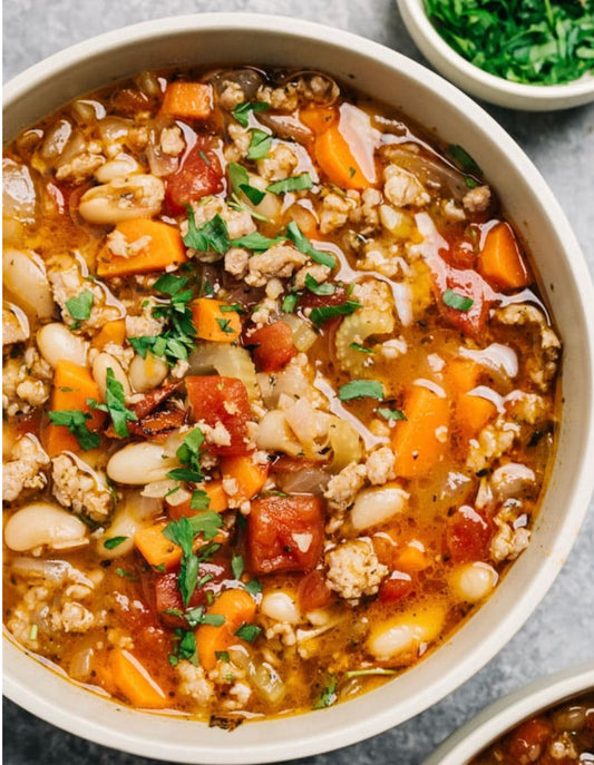 Cannellini Bean and Italian Sausage Soup!