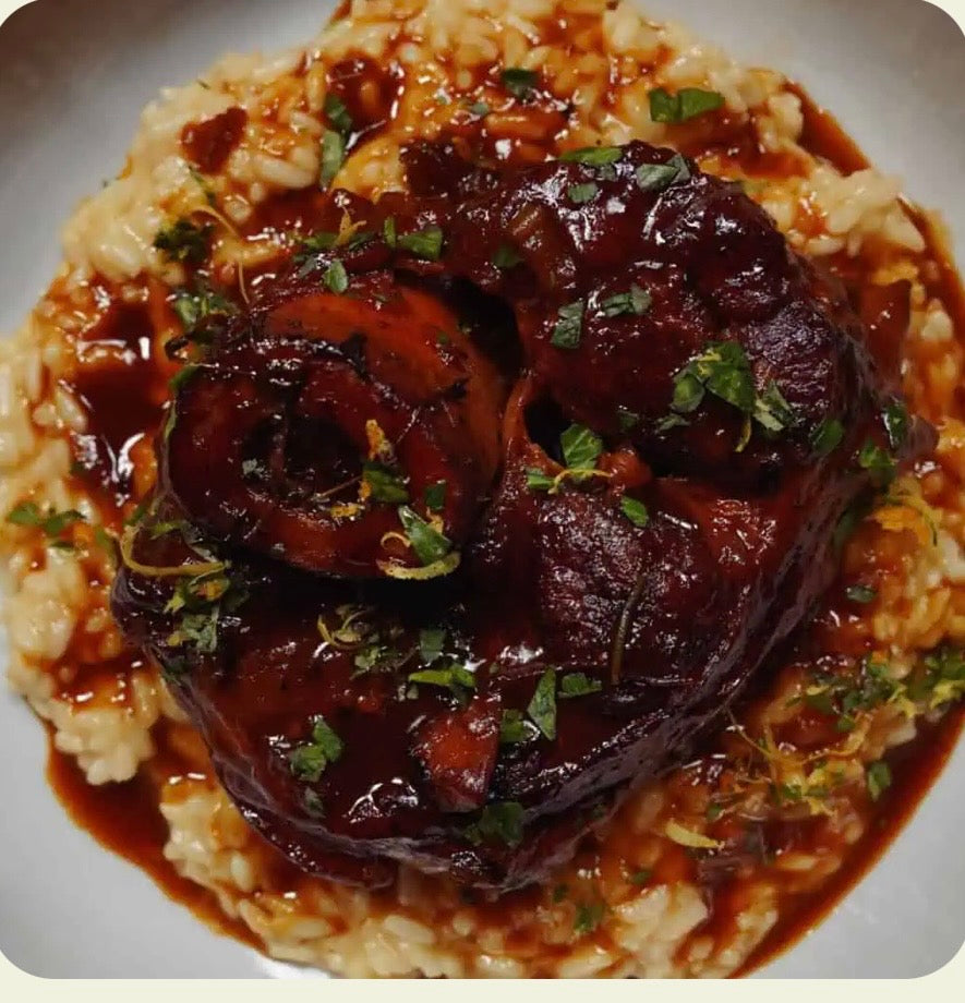 Osso Buco With Parmesan Risotto