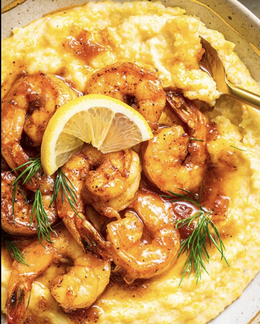 Shrimp and Local Stone Ground Grits 🍤