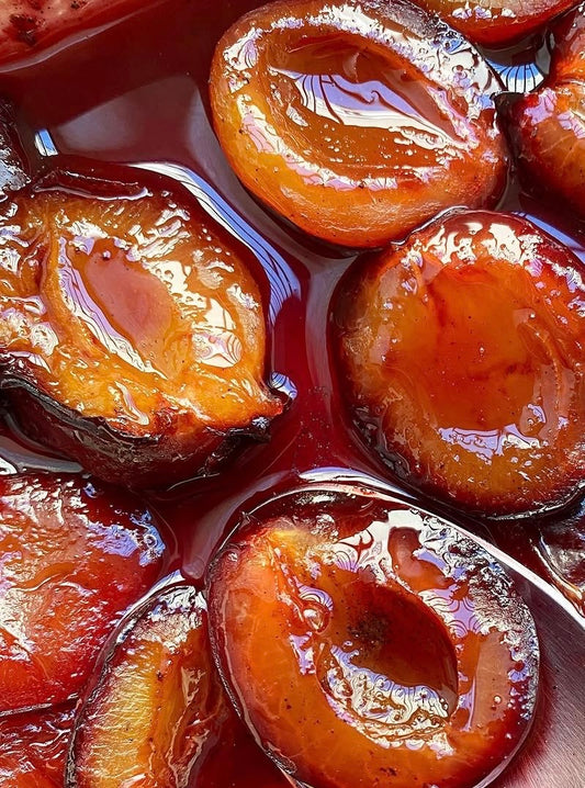 Brown Butter & Amaro Plum Parfait